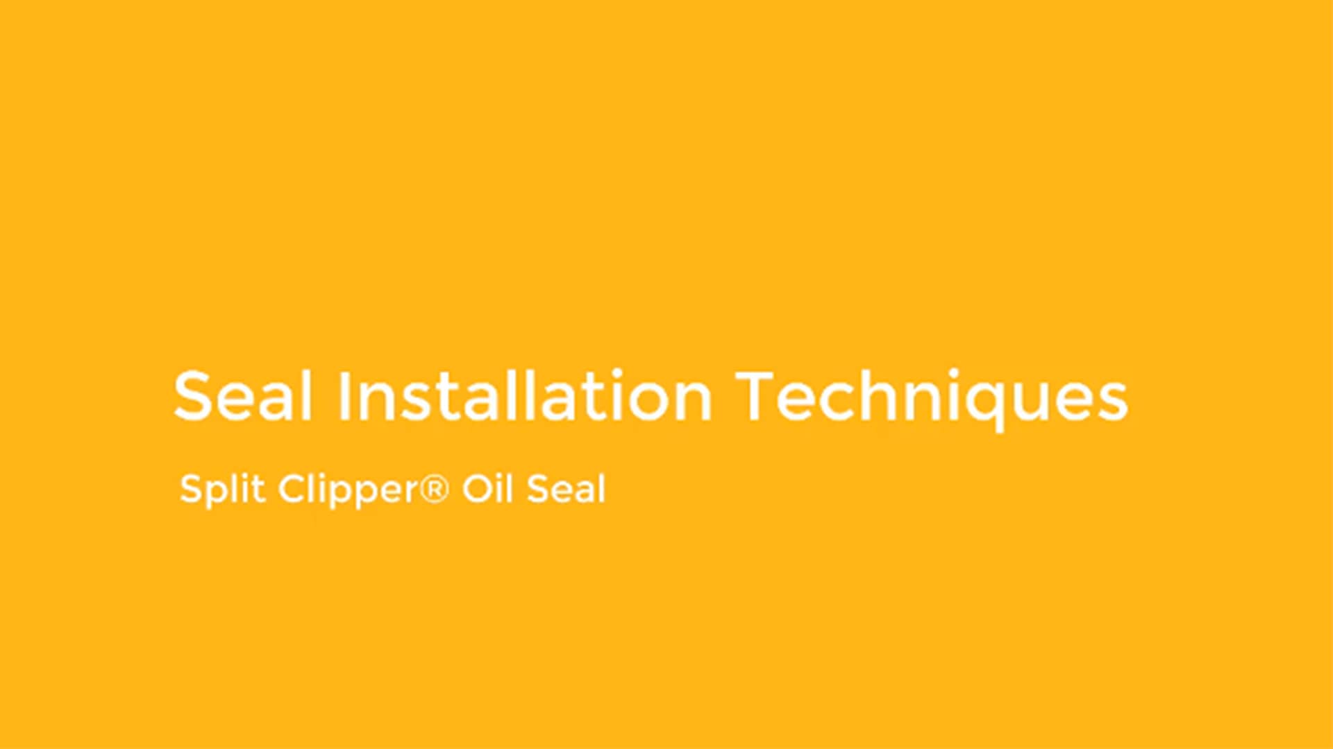 Clipper® Oil Seals for Radial Shafts Engineered Polymer Systems